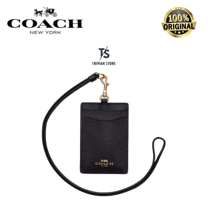 

Grosir Coach Id Lanyard Crossgrain Black Original
