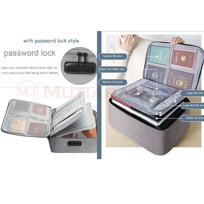 

Murah Bubm Tas Koper Map Dokumen Organizer Dengan Kunci