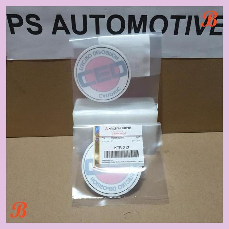 

| PAT | STICKER / STIKER CED ORIGINAL KTB212
