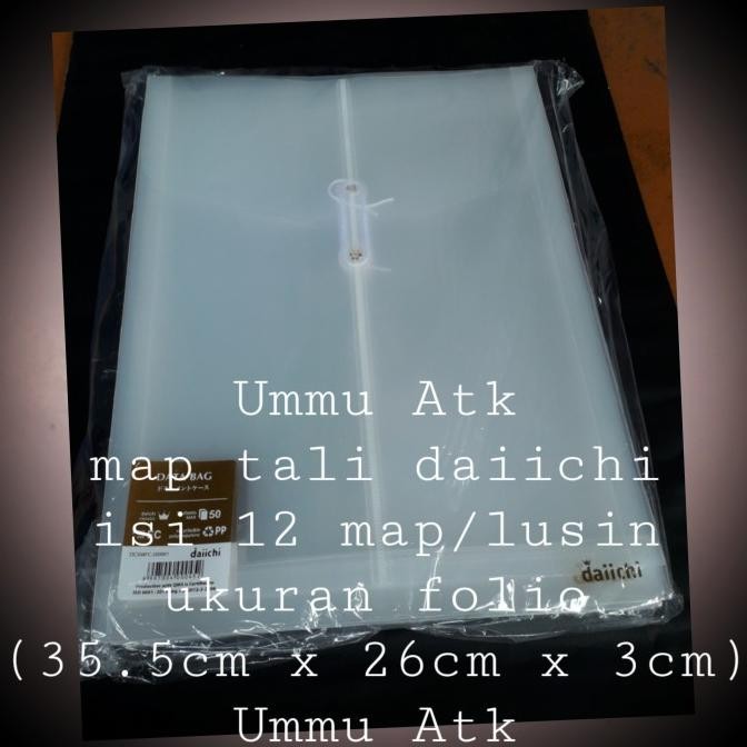 

Murah Daiichi. Map Tali Bening Ukuran Folio. Isi 12 Pcs.