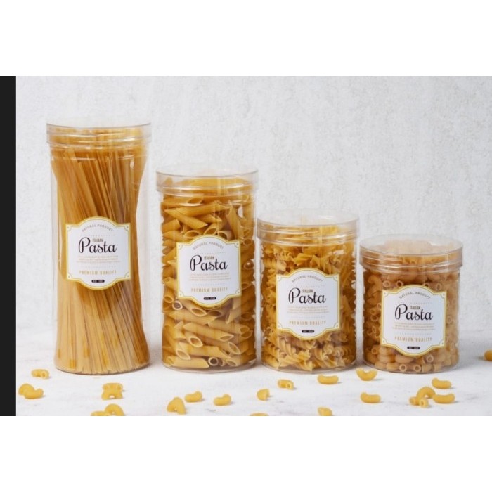 PROMO SPECIAL Toples Tabung 700 ml / Jar Plastik Cylinder Serbaguna / Jar Crystal 700ml