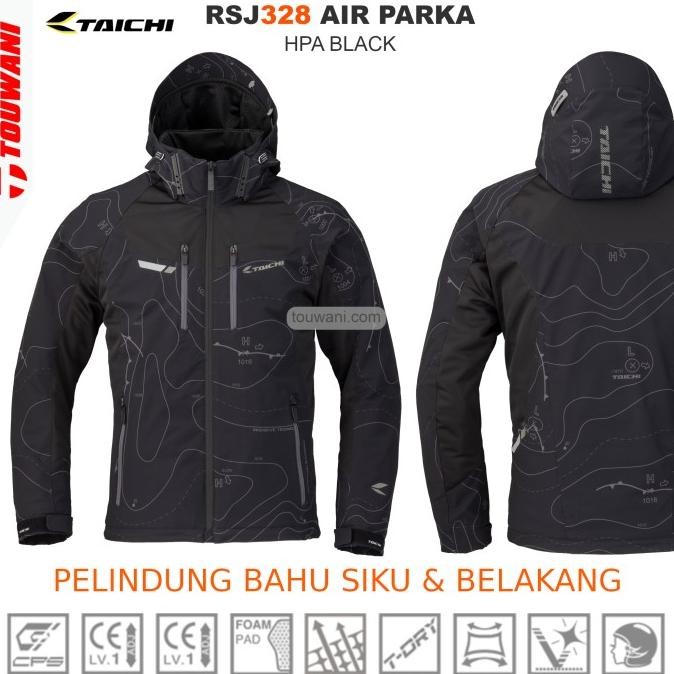 Jaket Rs Taichi Rsj328 Rsj 328 Parka Hpa Black