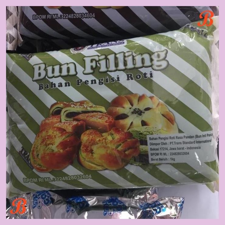 

| VRB | TRANS BUN FILLING KACANG HIJAU PANDAN 1KG