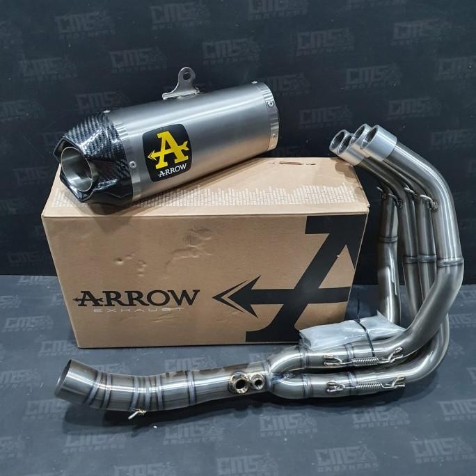 Miliki Knalpot Arrow Works Underbelly Full Titanium Kawasaki Zx25R Zx25 Ori