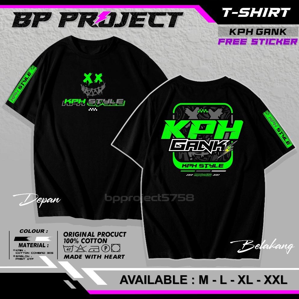 Kaos Racing Kph Gank Kph Style Supra Gank Uniseks Pria Wanita - Kaos Distro Kph Gank Kph Style