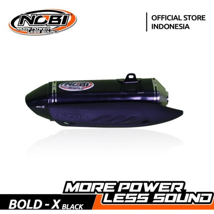 Miliki Knalpot Nobi Bold X Black New Nmax 2020 New Aerox Connected Lexy 155 Pcx 160 Vario 160 | Orig