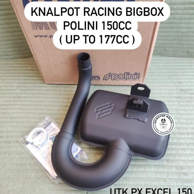Spesial Knalpot Racing Polini Bigbox - Original. Utk Vespa Sprint Excel Dkk