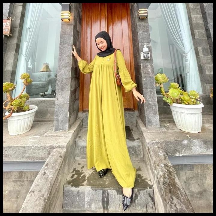 Terlaris Kimi Dress By Lya.Id  Gamis Wanita  Muslim Untuk Santai Dan Formal Busui Friendly Dan Wudhu