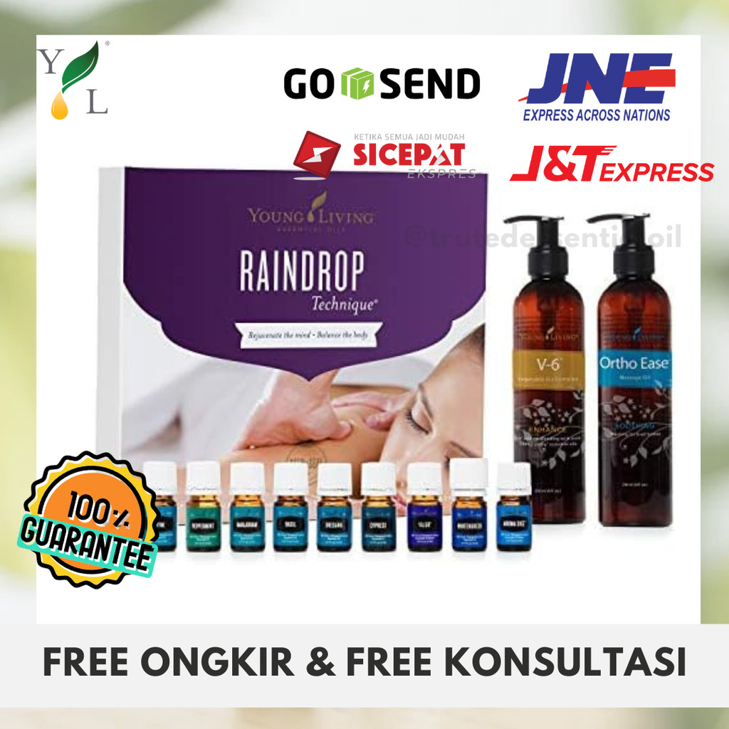 RAINDROP TECHNIQUE ESSENTIAL OIL YOUNG LIVING