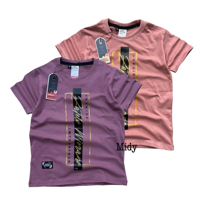 BAJU KAOS ANAK LAKI-LAKI USIA 1-12 TAHUN BAHAN COTTON 30S UNGU