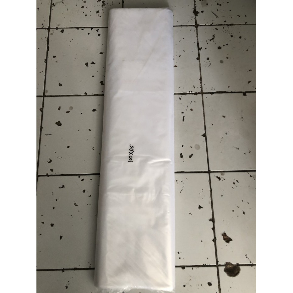 

Plastik Pe Rol / Pe Cor 100X05 Panjang 50 Meter