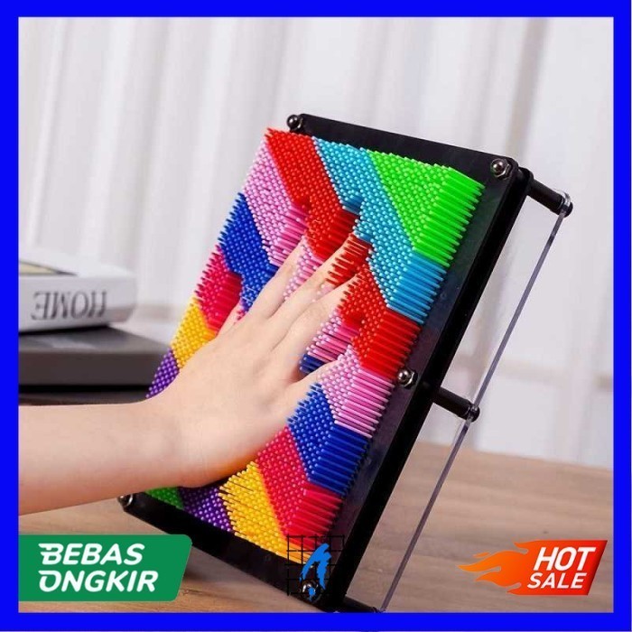 

TERBARU Pin Art Mainan Cetakan 3D Pinscreen Clone Sculpture Needle Painting BISA GRAB!