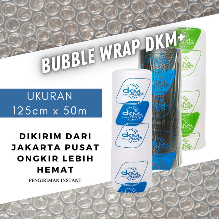 

Plastik Bubble Wrap Dkm+ Bening Tebal 125 X 50