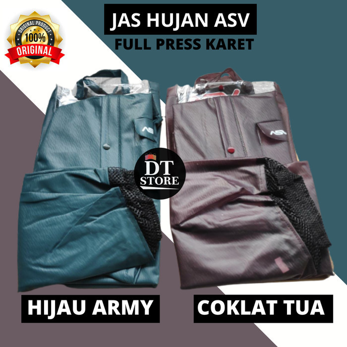 JAS HUJAN ASV KARET ORIGINAL - MANTEL HUJAN ASV ORIGINAL BAHAN KARET