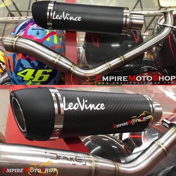 Miliki Knalpot Leovince Corsa Evo Yamaha Aerox 155 Fullsystem