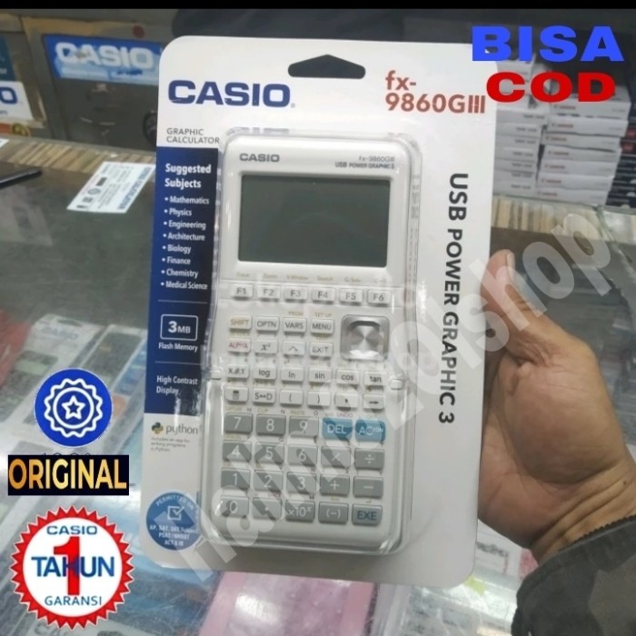 

Kalkulator Casio Graphic Fx 9860Gii Sd Garansi Resmi [212]