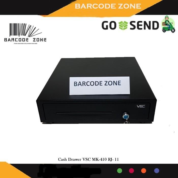 

Cash Drawer / Laci Uang / Laci Kasir Vsc Mk410 ,Rj-11 -Body Metal - Besar - 5 Bill 8 Coin
