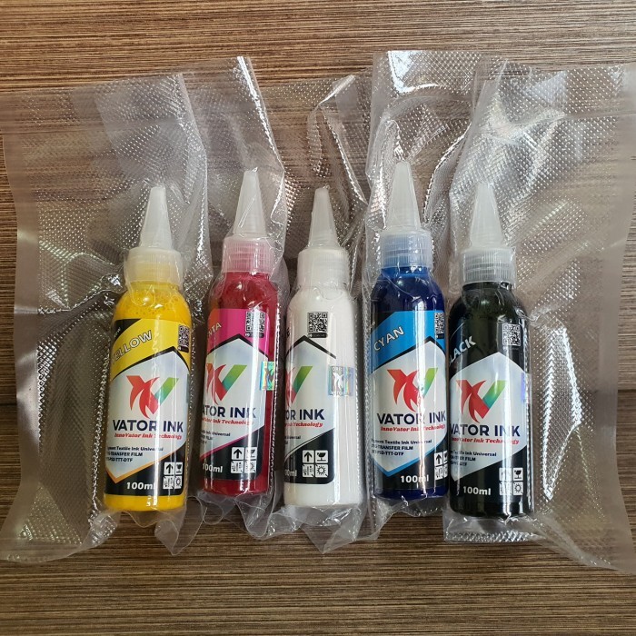 

Vator Ink Color Universal 1000ml DTG DTF Sablon Digital