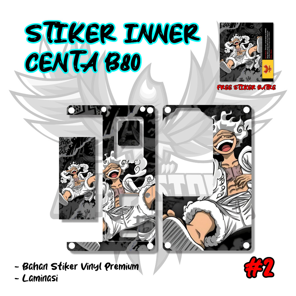 

Premium Cut - Centa B80 Part 3 2 Garskin Stiker / Case Custom Terlaris 2PCS/ Fullbody