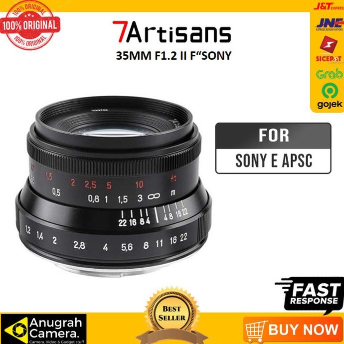 BEBAS ONGKIR - 7Artisans 35mm f1.2 II Sony 7Artisan 35mm f/1.2 II Sony