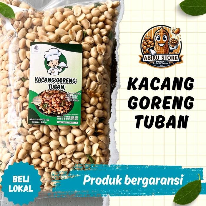 

BARANG TERLARIS Kacang Goreng Tuban 1 KG Pilihan rasa Original bawang dan pedas manis Food Snacks