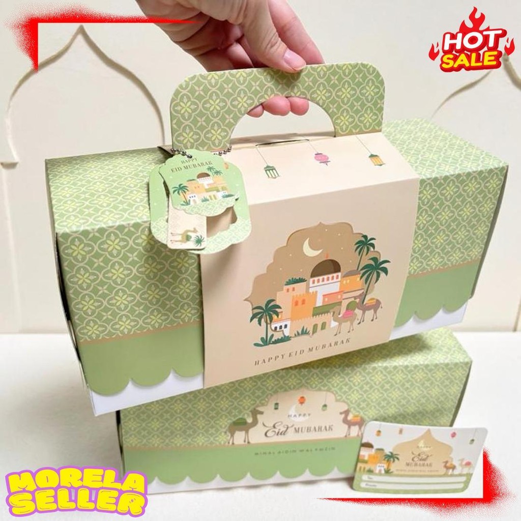 

5 Set Box Tenteng Chana 27.5X9.5X13Cm Box Lebaran Idul Fitri 3 Toples 500/600/800Ml Mr1 Terlaris! Produk Ini Banyak Dicari
