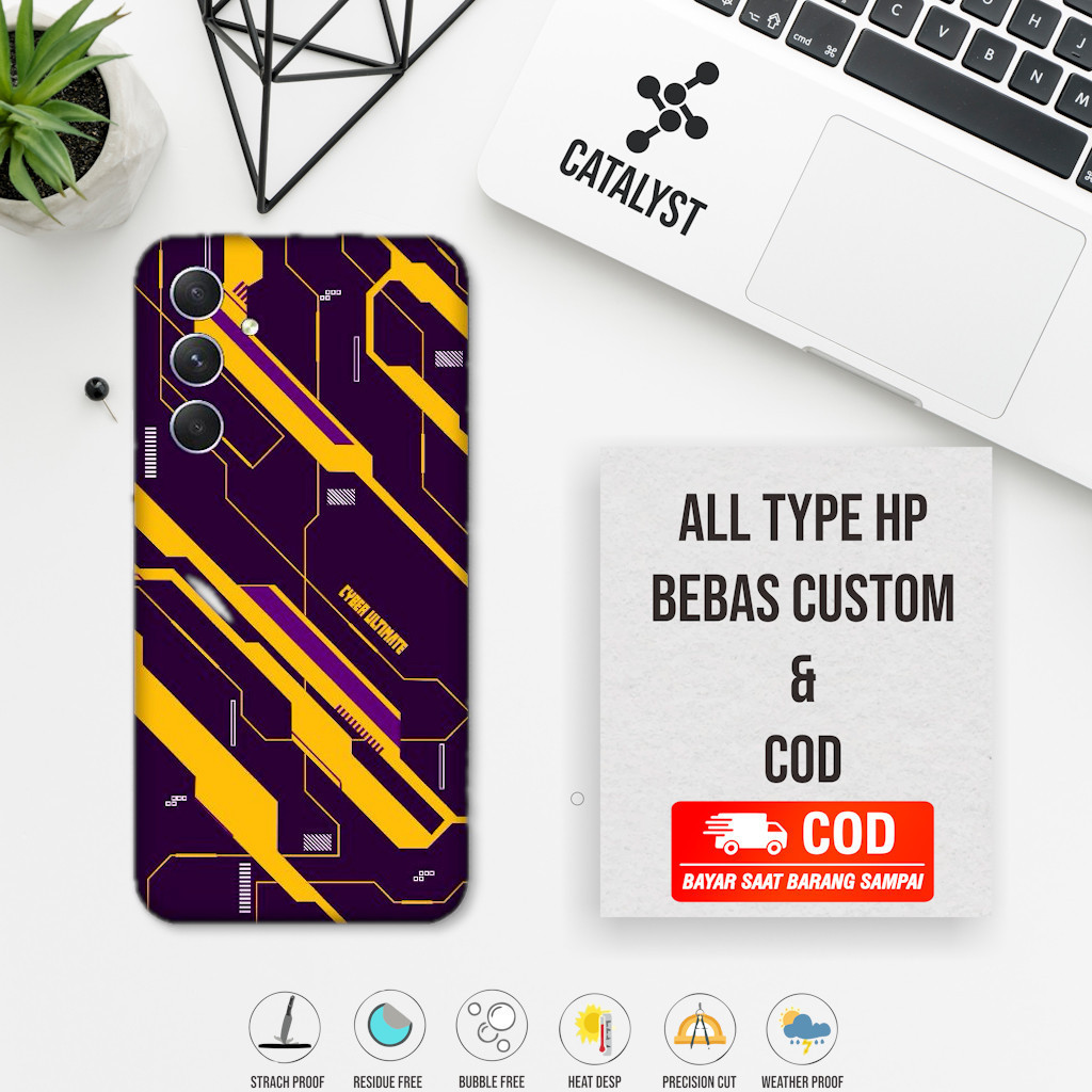 

Premium Cut - Samsung A54 Cyber Ultimate G94 Garskin Stiker / Case Custom Terlaris 2PCS/ Fullbody