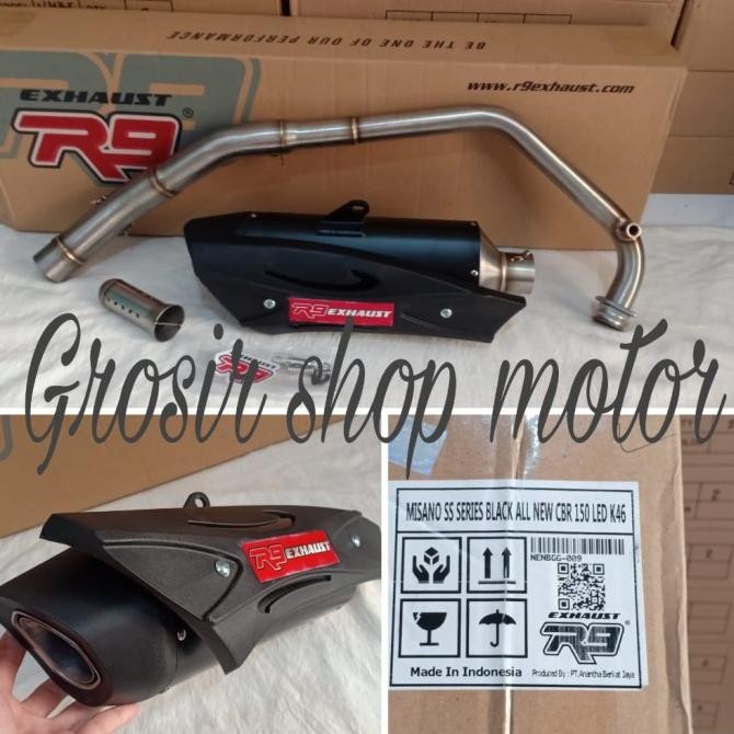 Terjangkau Knalpot R9 Misano Gtr 150 Sonic 150 Cbr 150 New Cb 150 New Old Cb150R