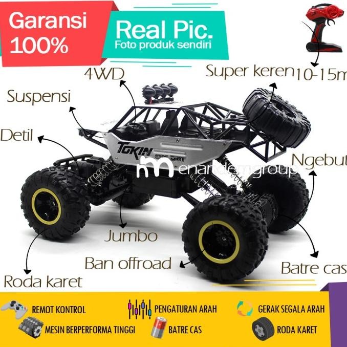 Promo Mainan Mobil Remot Kontrol RC Offroad Climbing Tokin 4WD Jumbo 1/12 COD
