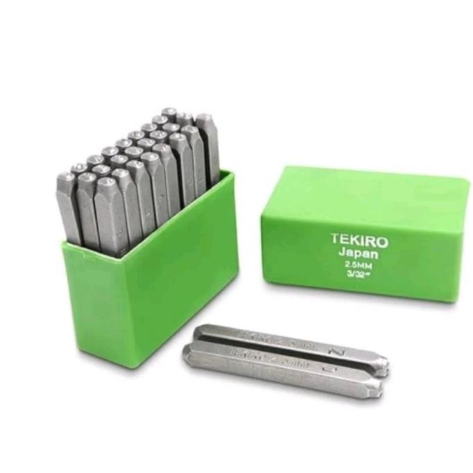 

Terlaris TEKIRO HURUF ketok SET 6mm 26pcs letter punch alfabet pukul 6 mm 26 pc SALE