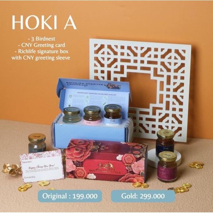 

Sale Hoki A Hampers Cny Birdnest Sarang Burung Walet Parcel Imlek Souvenir