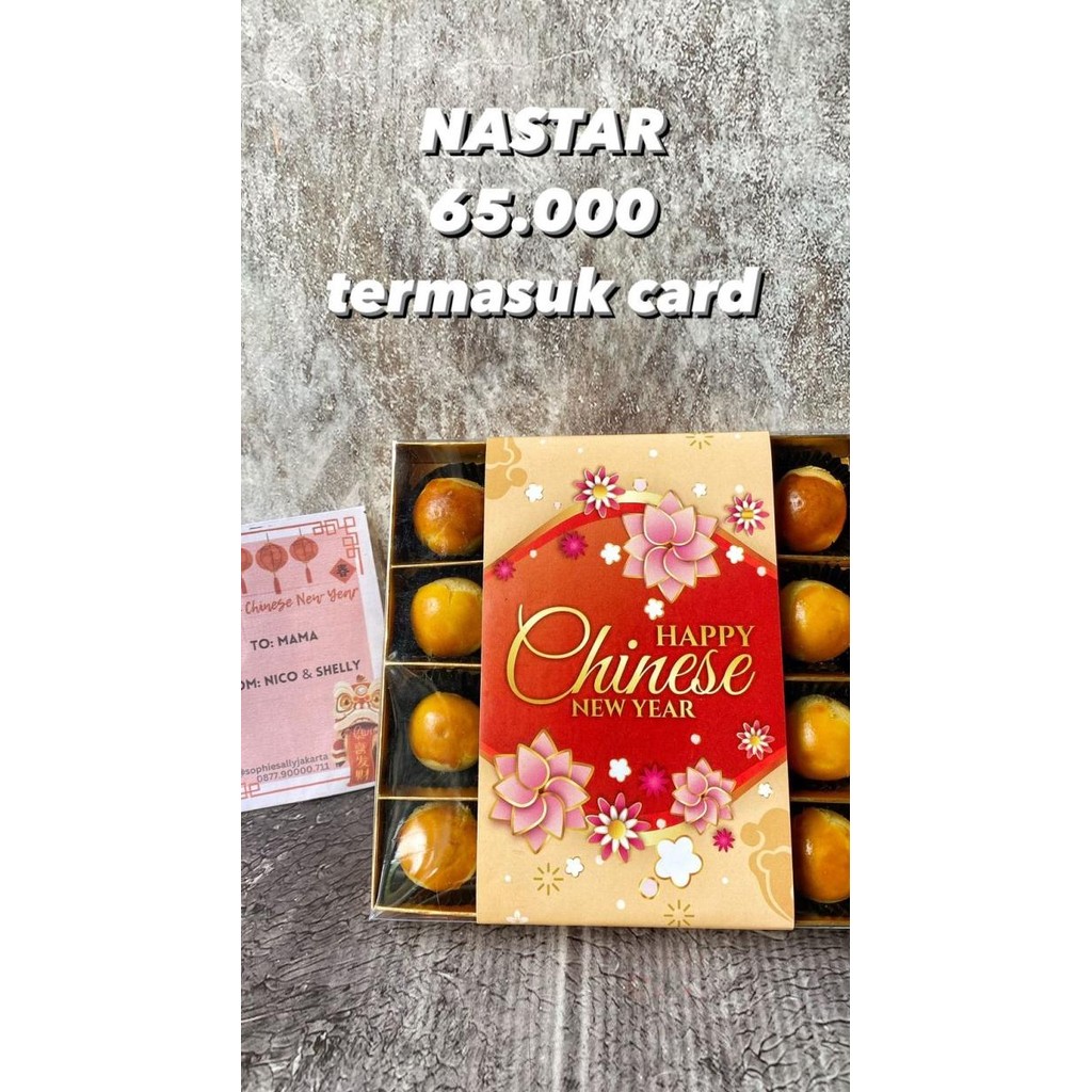 

Promo Nastar Isi 16Pcs Hampers Imlek / Cny Edition 2023