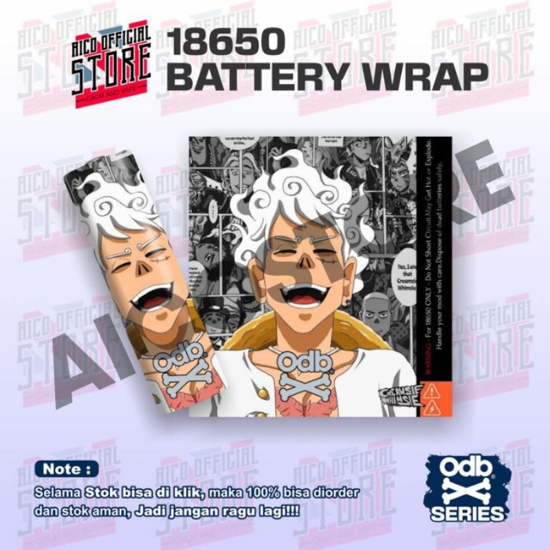 

Premium Cut - Famstore Stiker Wrap Baterai 18650 O D B X Kremsi Whimse Untuk Melindungi Dan Memperindah Tampilan 12 Garskin Stiker / Case Custom Terlaris 2PCS/ Fullbody