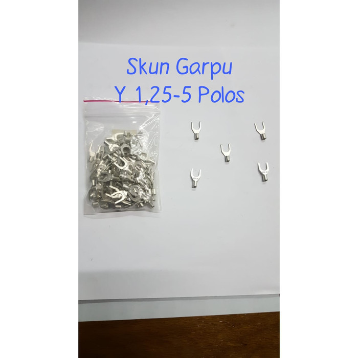 Skun Y 1.25-5 POLOS/Skun Kabel Y 1.25-5/Skun Garpu / Skun U Polos