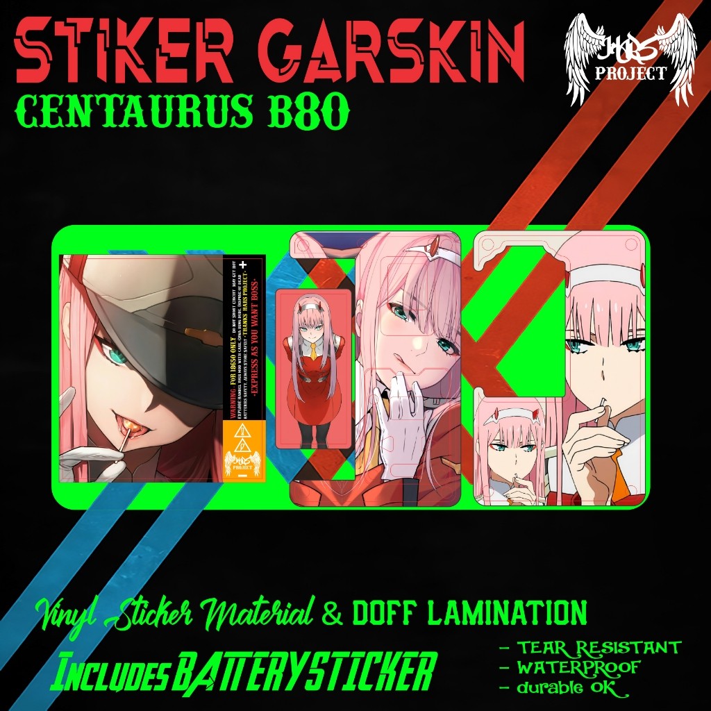 

Premium Cut - Stiker Inner Zero Two Darling In The Franxx Type 1 Garskin Stiker / Case Custom Terlaris 2PCS/ Fullbody