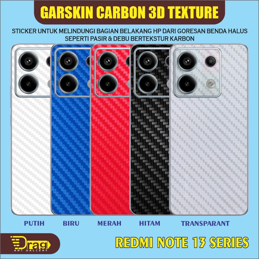 

Premium Cut - Xiaomi Redmi Note 13 Garskin Stiker / Case Custom Terlaris 2PCS/ Fullbody