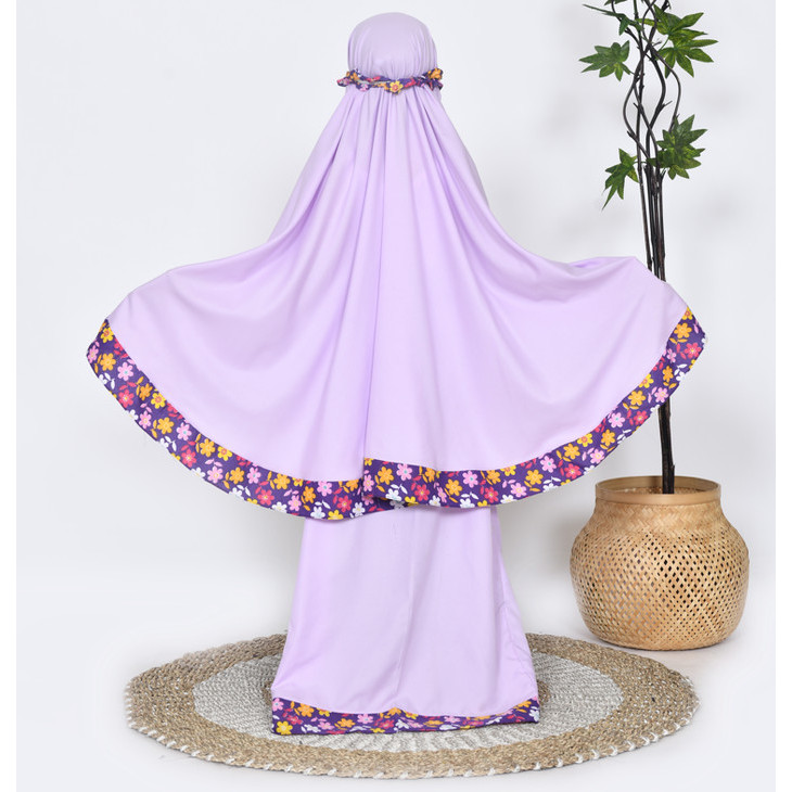 Mukena Anak Katun Nayara Renda ( Tas Selendang ) Mukena Anak Perempuan Asli 100%