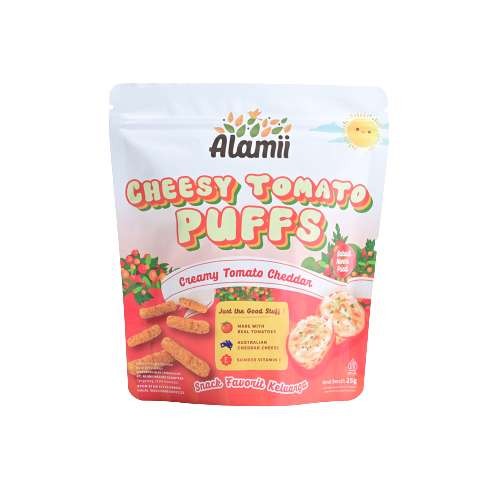 

ALAMII CHEESY TOMATO PUFFS 25 GR NEW - RAJA SUSU