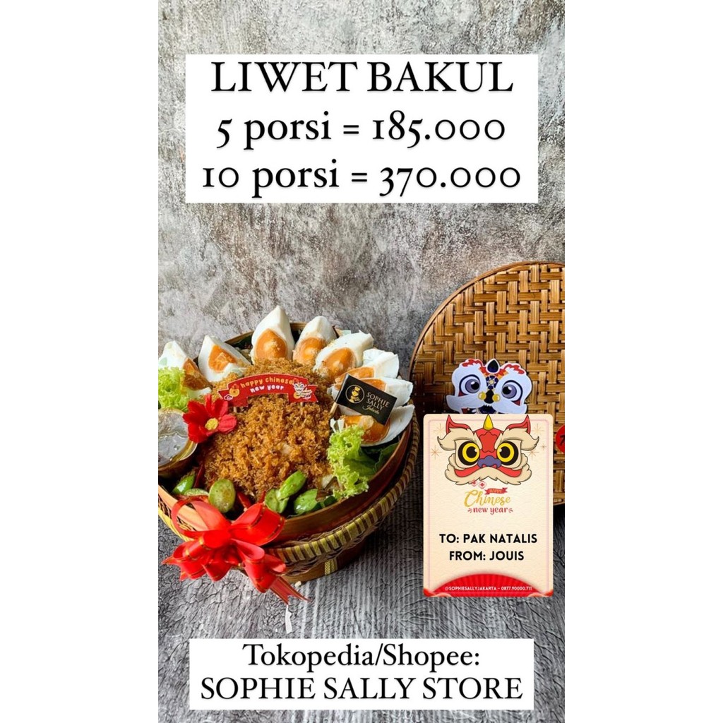 

PROMO !!! SALE TERLARIS LIWET BAKUL HAMPERS IMLEK / CNY EDITION 2023 READY