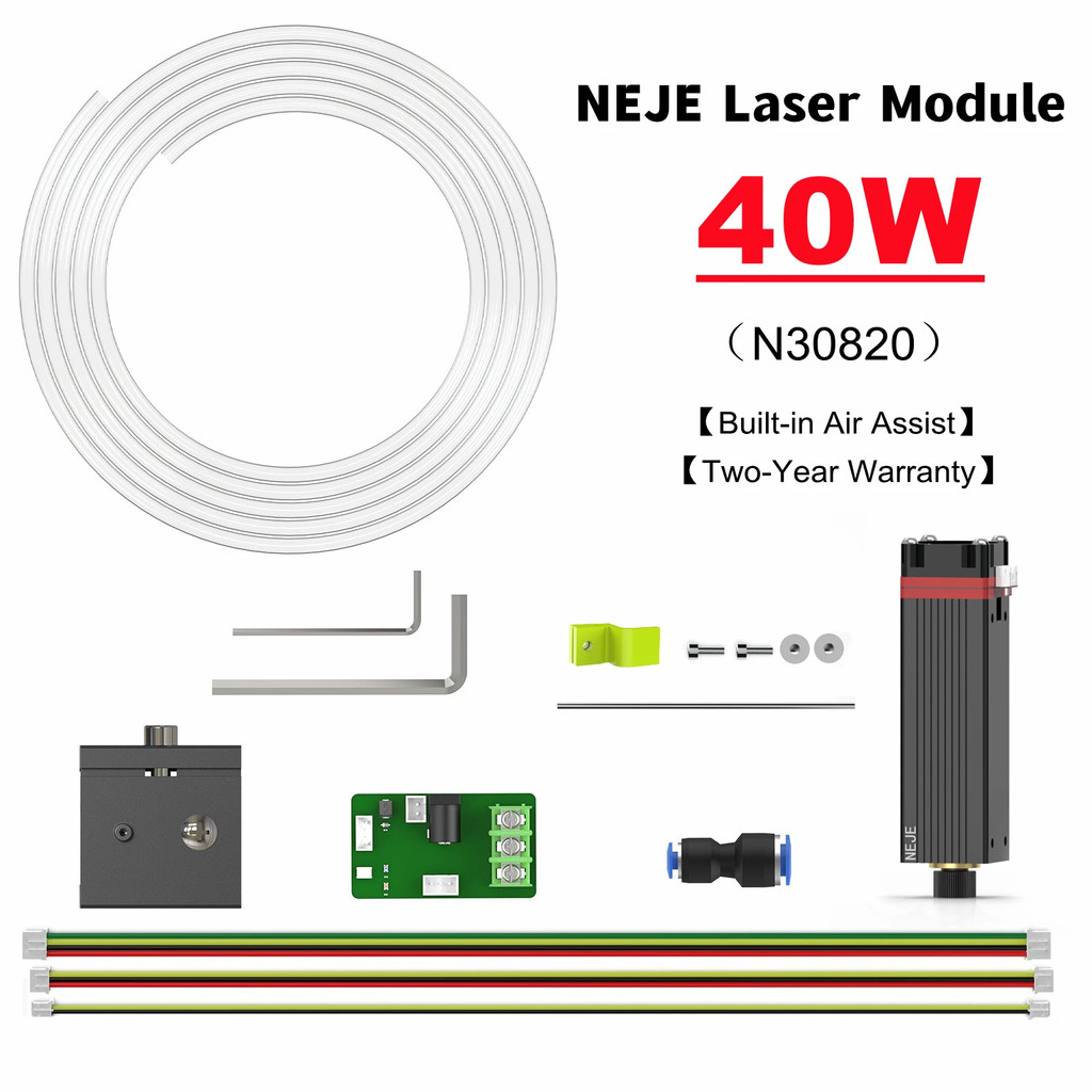 HRN Laser Module Air Assist Cutting Engraving Blue Light TTL / PWM Control CNC Laser 450nm Professio