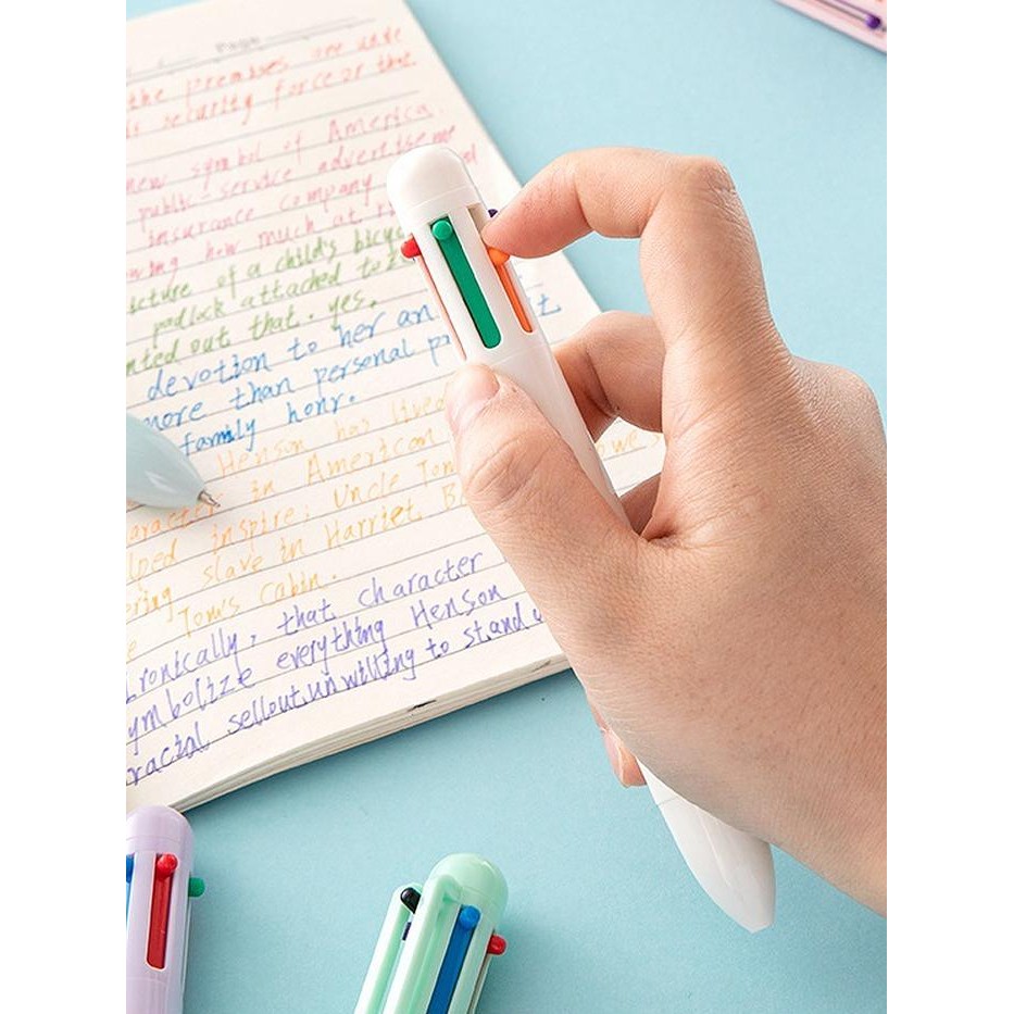 

PROMO PENA MEKANIK 6 WARNA MACARON PULPEN WARNA WARNI PULPEN MULTICOLOR PULPEN LUCU/PULPEN BALLPOINT