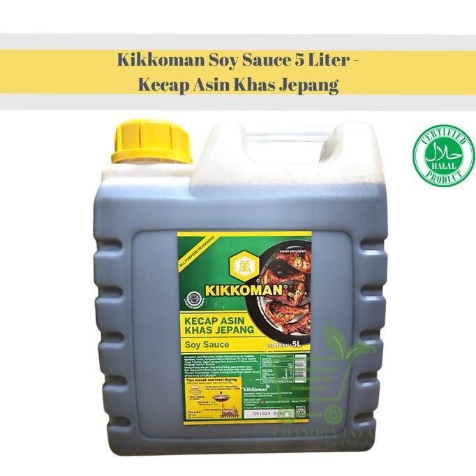 

kikkoman all purpose soy sauce 5 liter - kecap asin khas jepang termurah