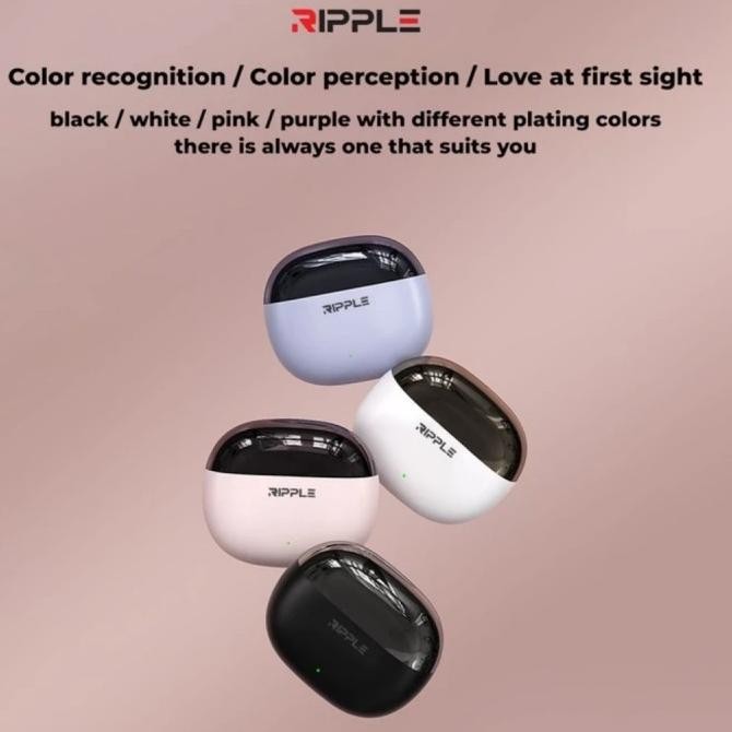 Produk Baru!! Ripple Tws Rippods True Plus Headset earphone Bluetooth