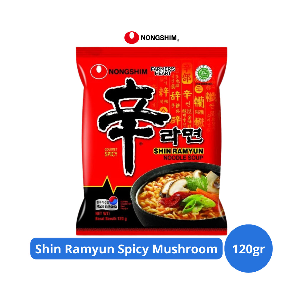 

Nong Shim Shin Ramyun Spicy Mushroom 120gr