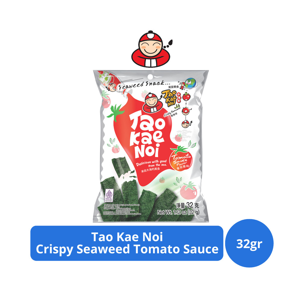 

Tao Kae Noi Crispy Seaweed Tomato Sauce 32gr