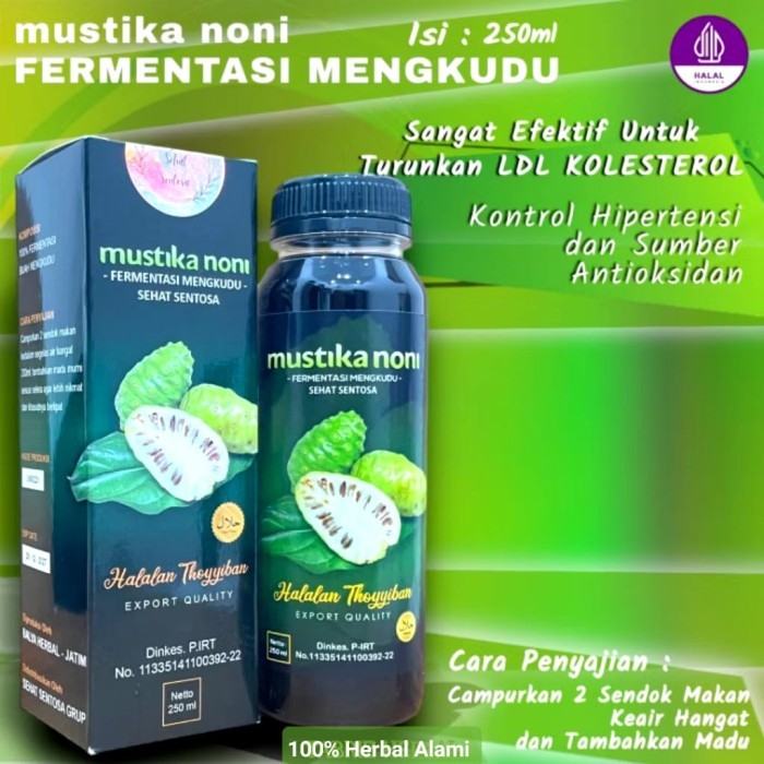 

ORIGINAL Mustika Noni 250 ml - Fermentasi Buah Mengkudu PREMIUM