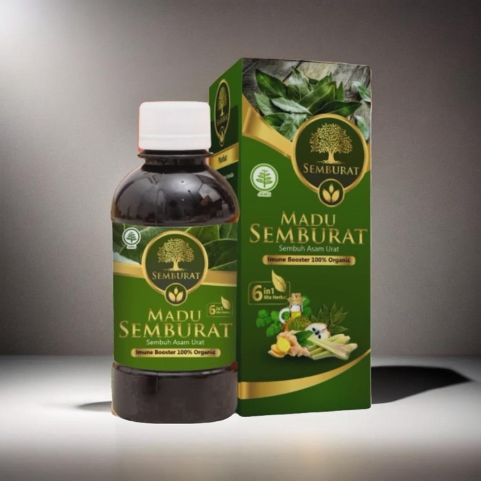 

ORIGINAL Madu Semburat Sembuh Asam Urat Rematik Nyeri Sendi 6 Mix Herbal PREMIUM