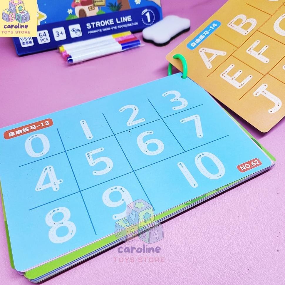 

ORIGINAL Buku Aktivitas Worksheet Anak 2 3 4 Tahun Buku Edukasi Anak Bisa Dihapus Wipe And Clean Activity nt-137
