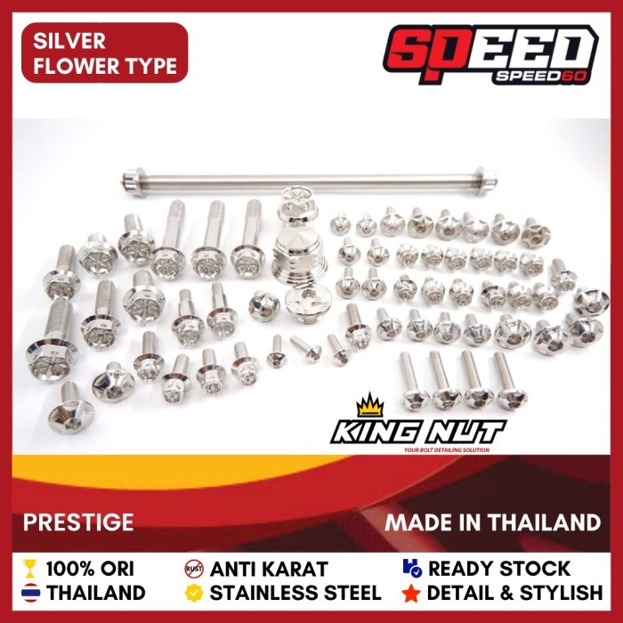 Probolt Full Set Rx King Baut Stainless King Nut Thailand
