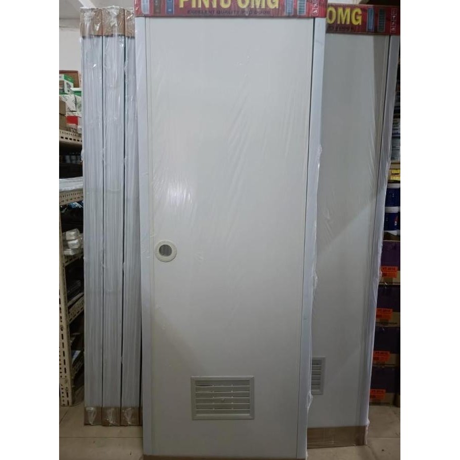 Pintu Kamar Mandi Pvc Pintu Pvc Polos Pintu Wc Plastik Pvc Vjstore12